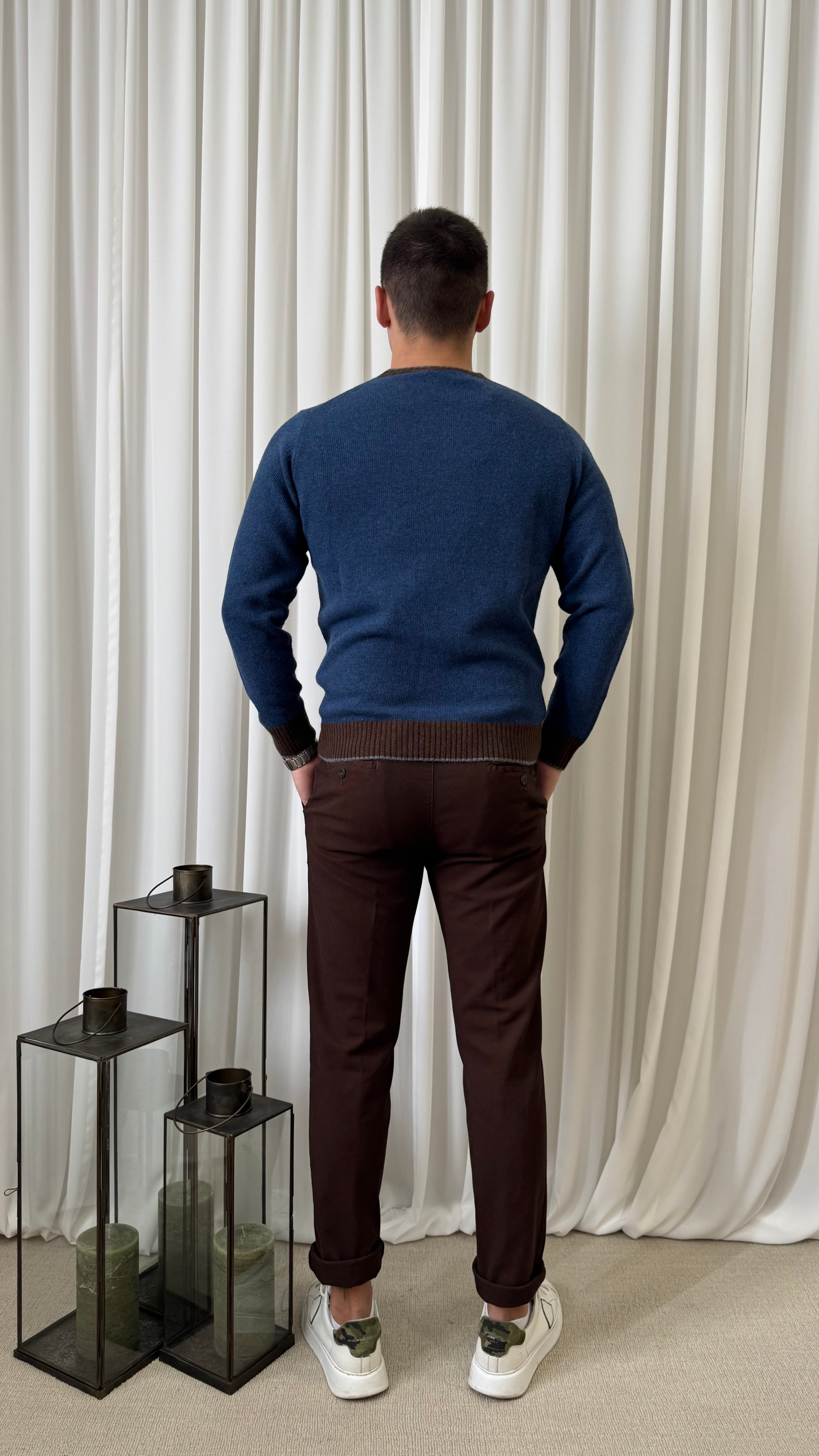 PANTALONE CHINO SCURO