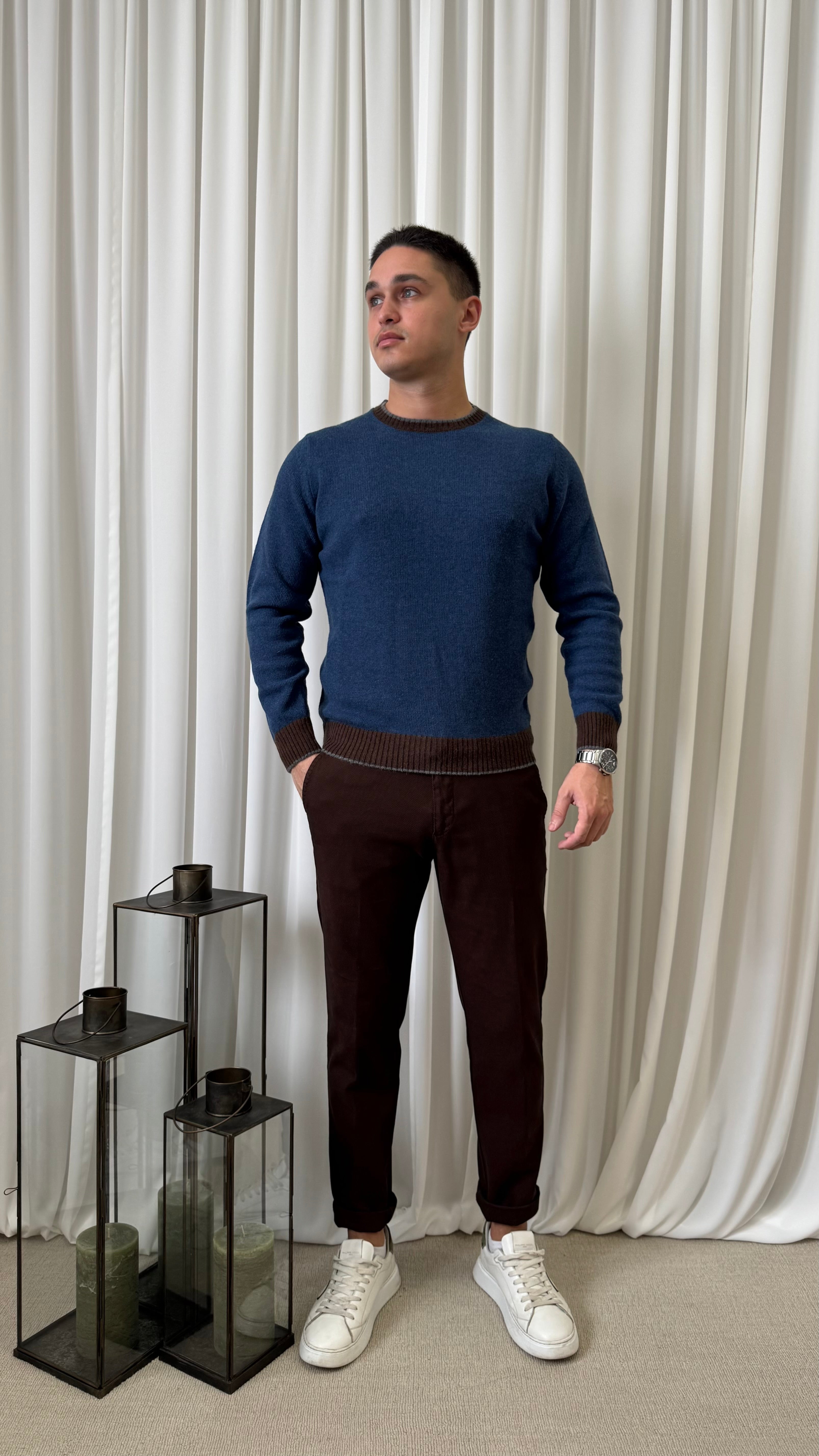 PANTALONE CHINO SCURO