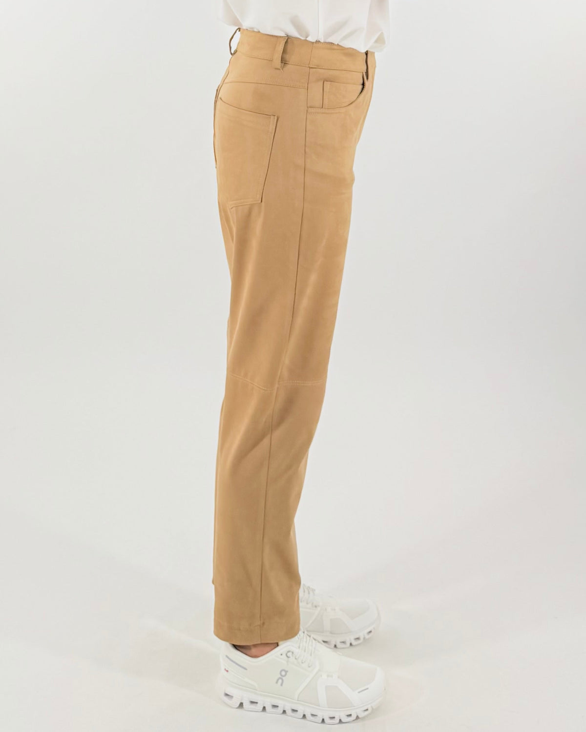 PANTALONE CHINO EFFETTO SUEDE