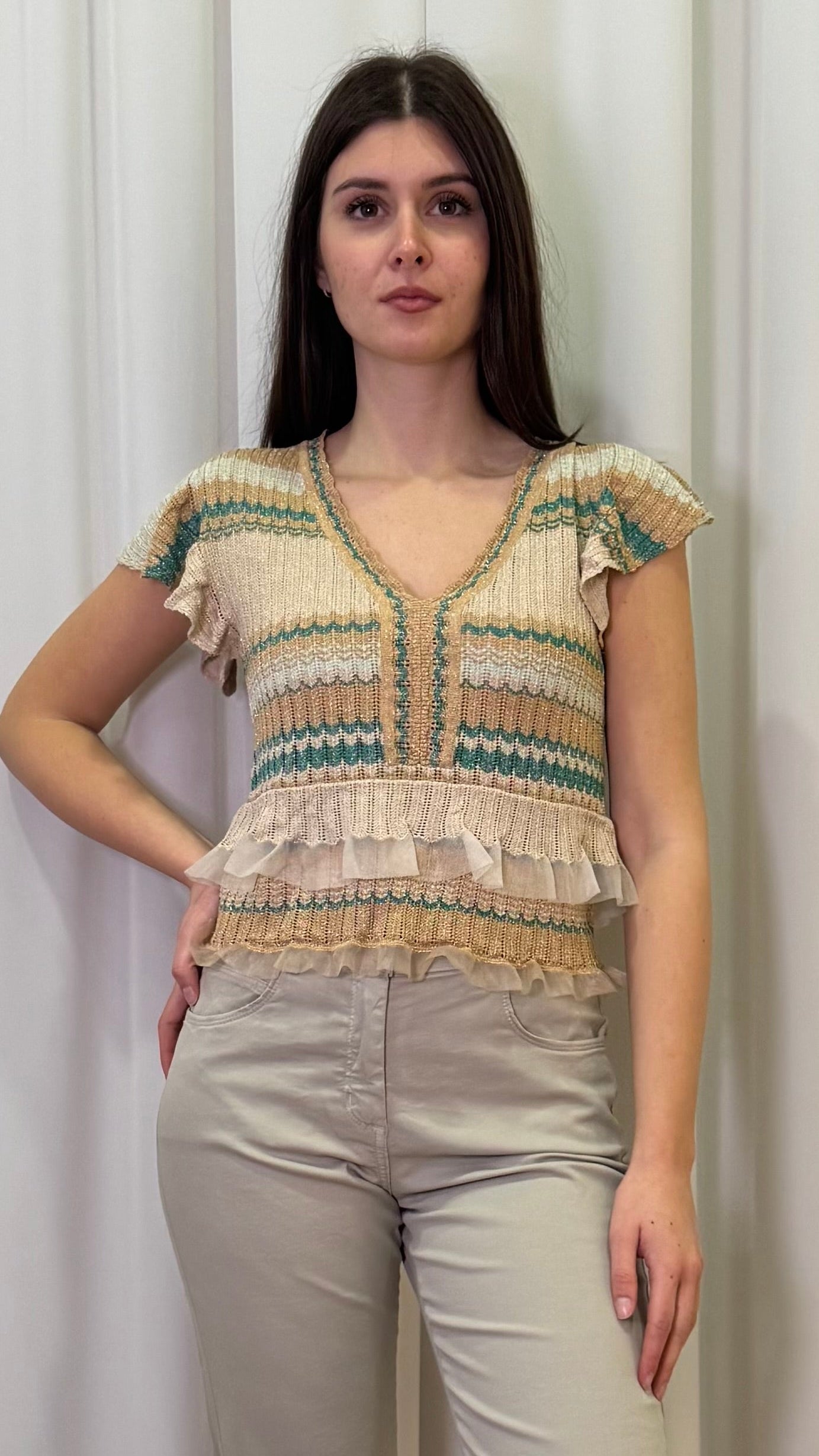 MAGLIA CON BALZA