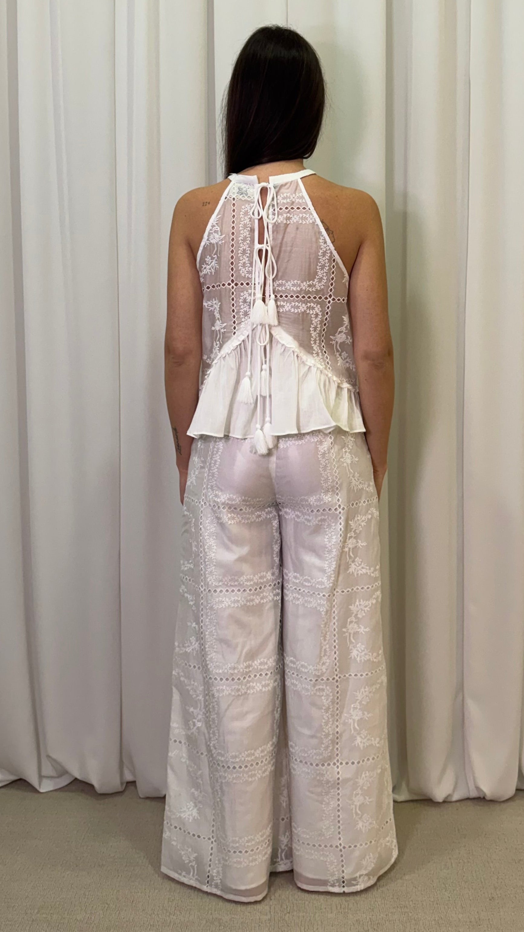PANTALONE AMPIO IN SANGALLO