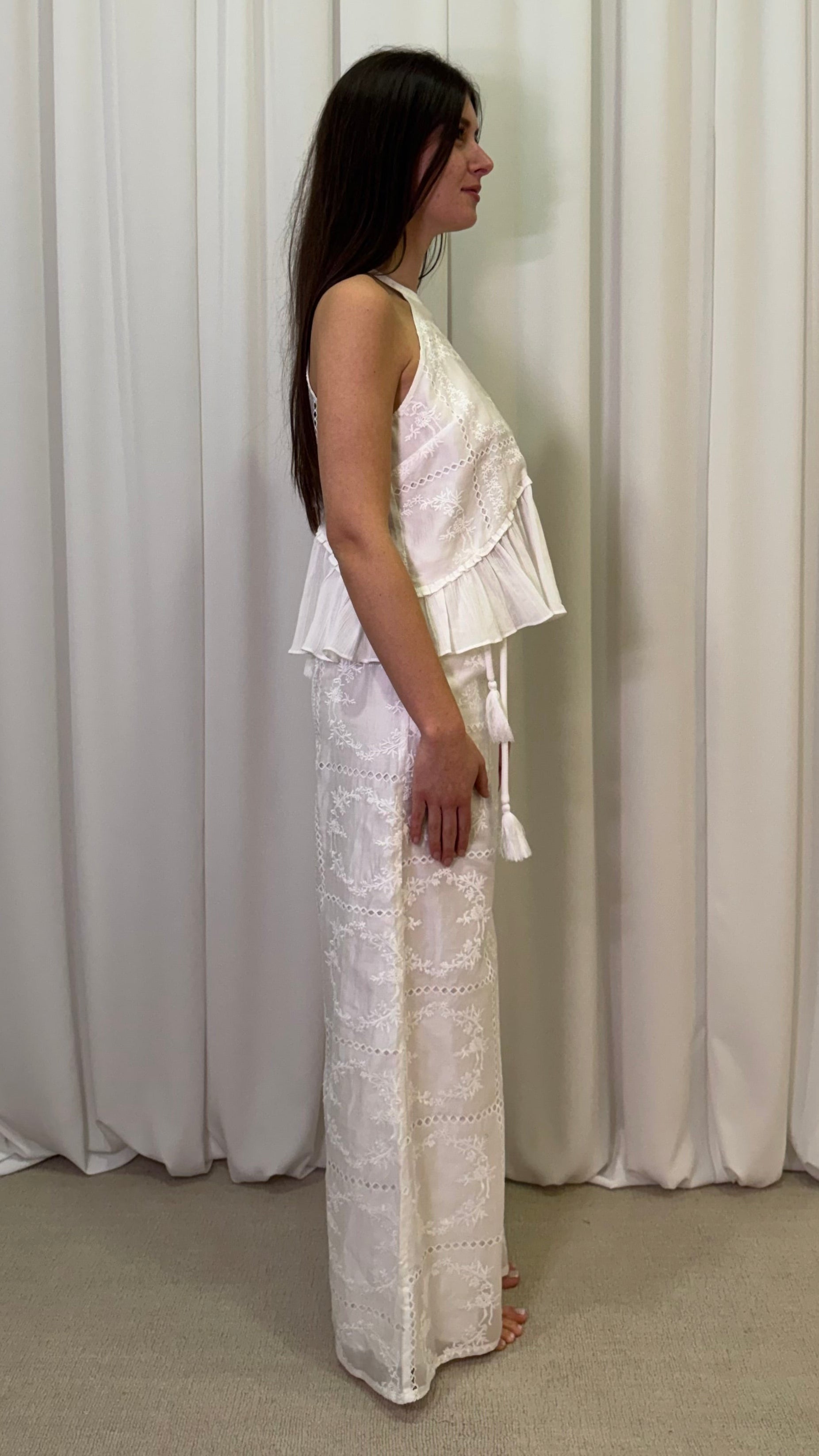 PANTALONE AMPIO IN SANGALLO