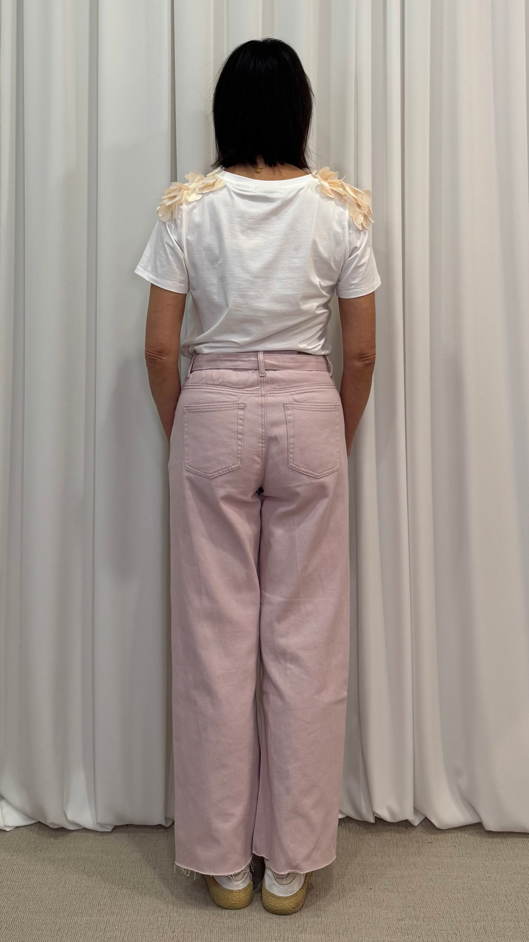 PANTALONI CON NASTRO