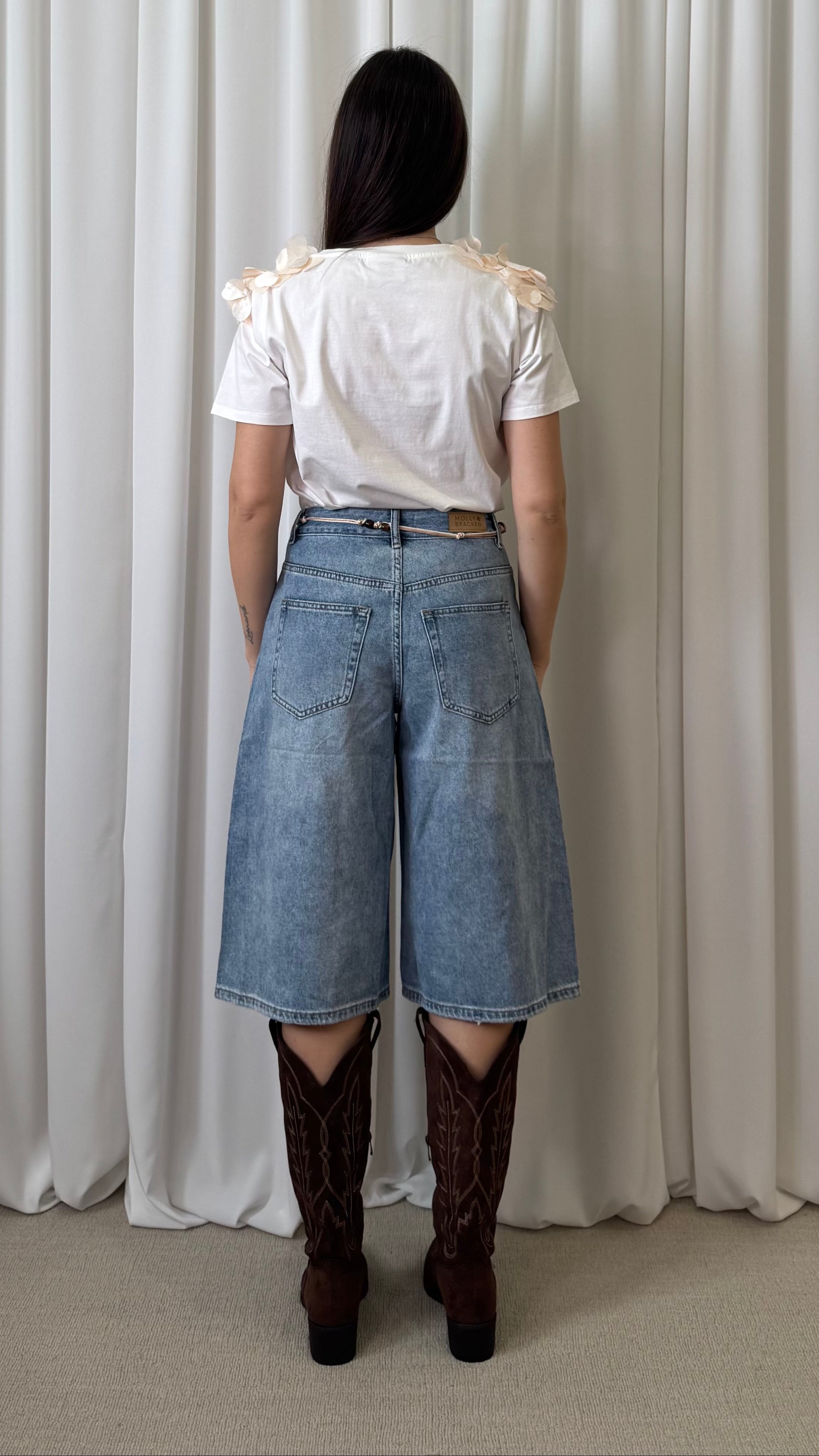 BERMUDA IN DENIM