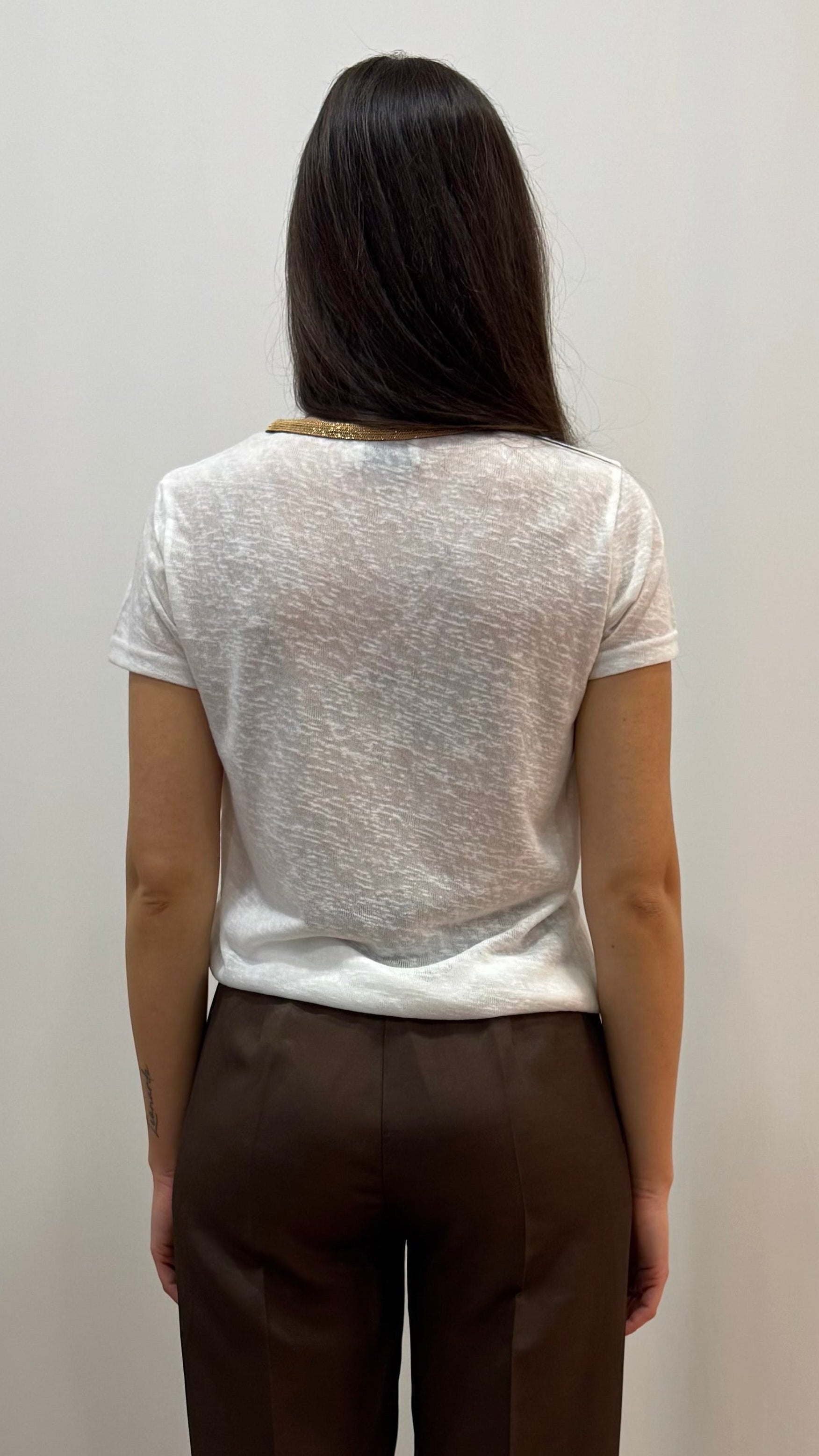 T-SHIRT CON PROFILO LUMINOSO