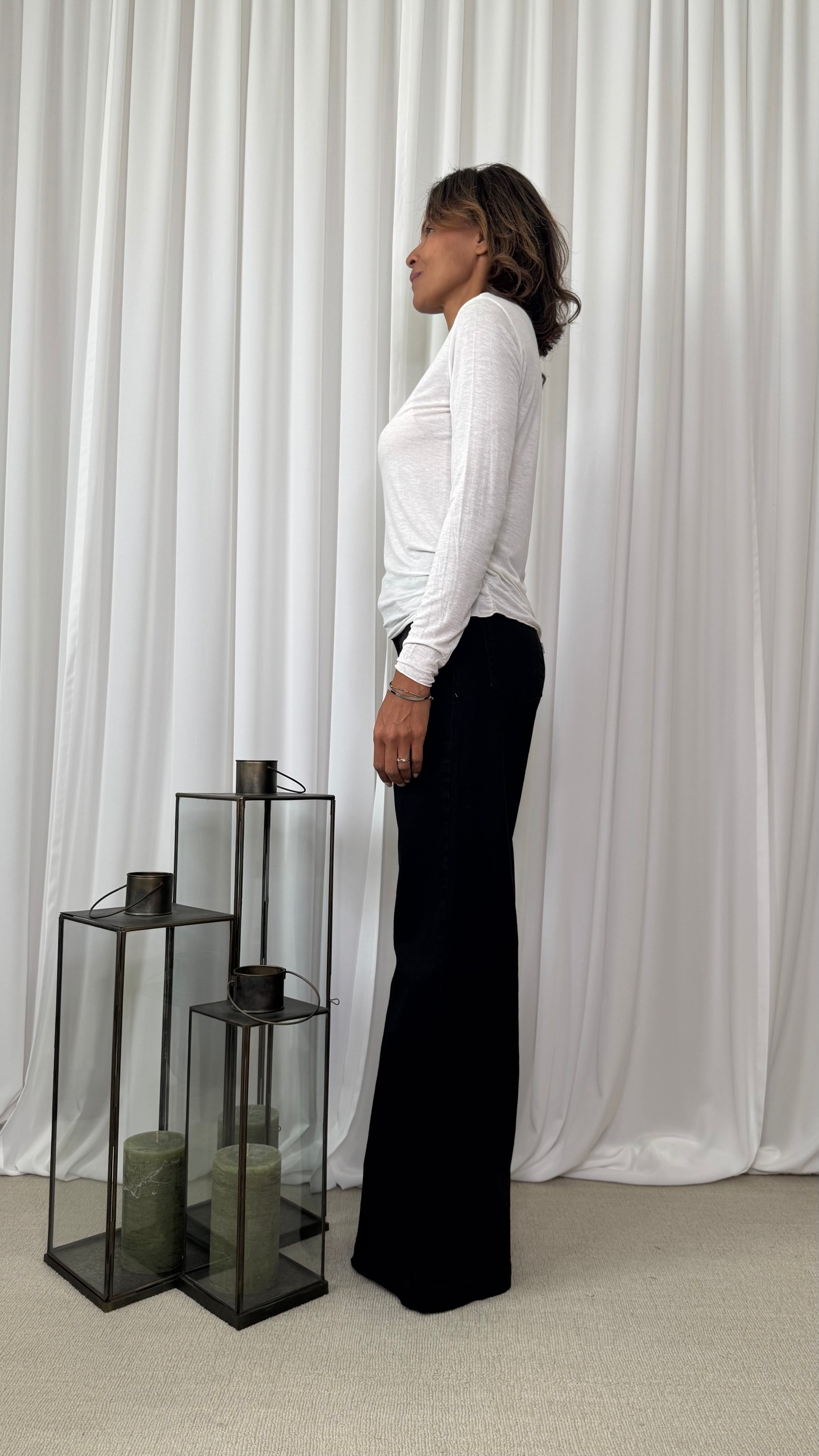 CASHMERE BLEND UNDERJACKET SWEATER