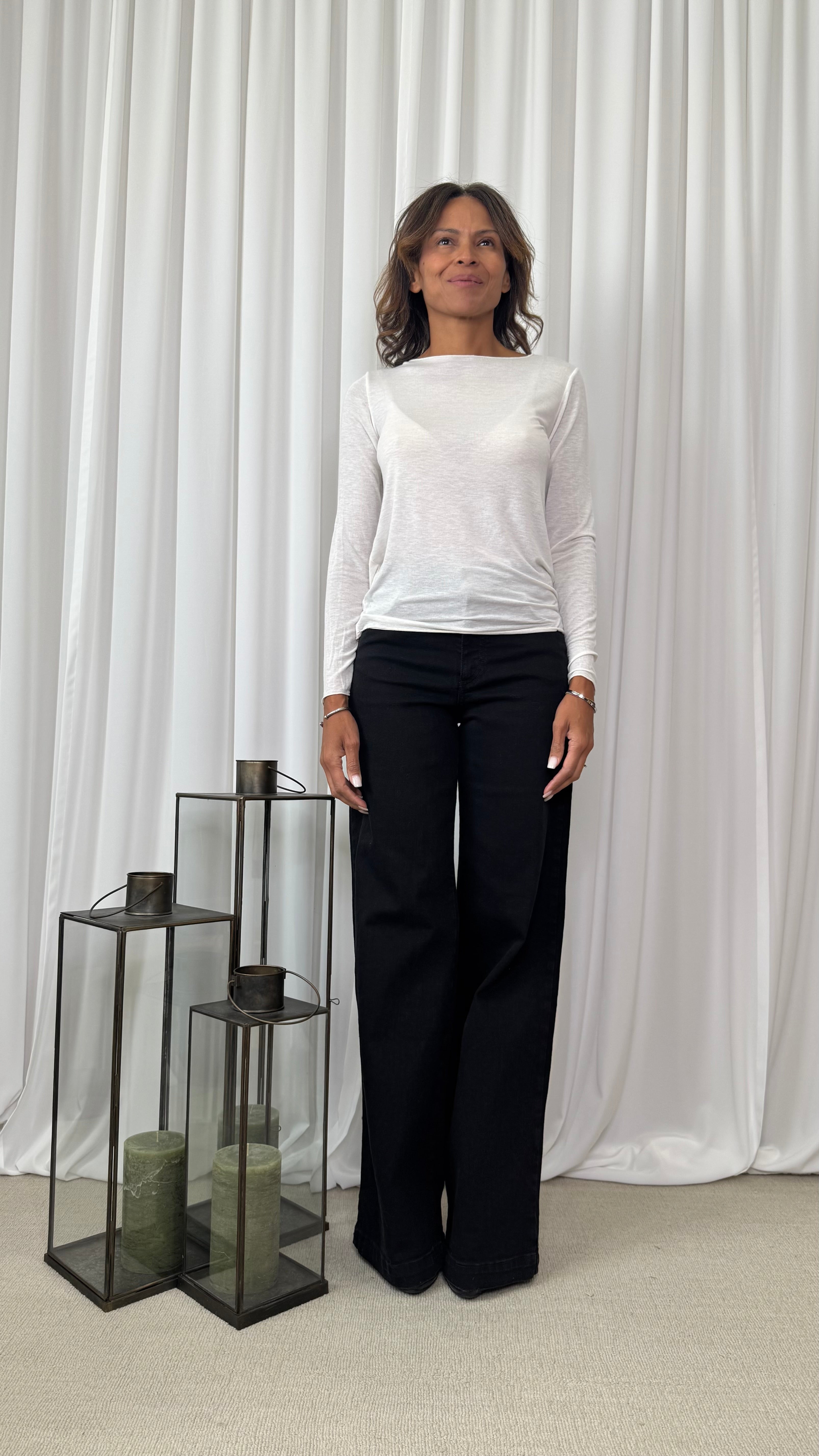 CASHMERE BLEND UNDERJACKET SWEATER