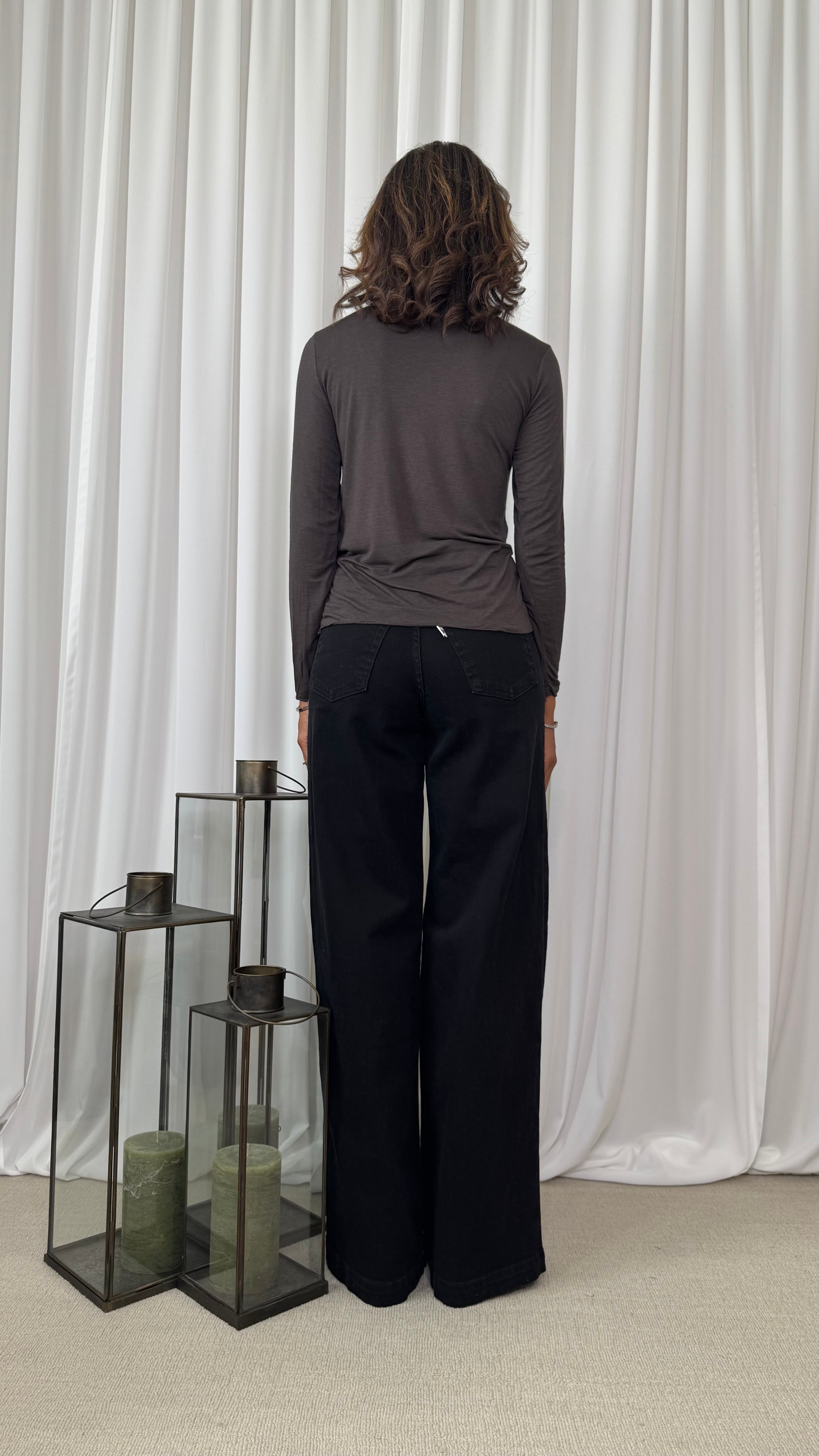 CASHMERE BLEND UNDERJACKET SWEATER