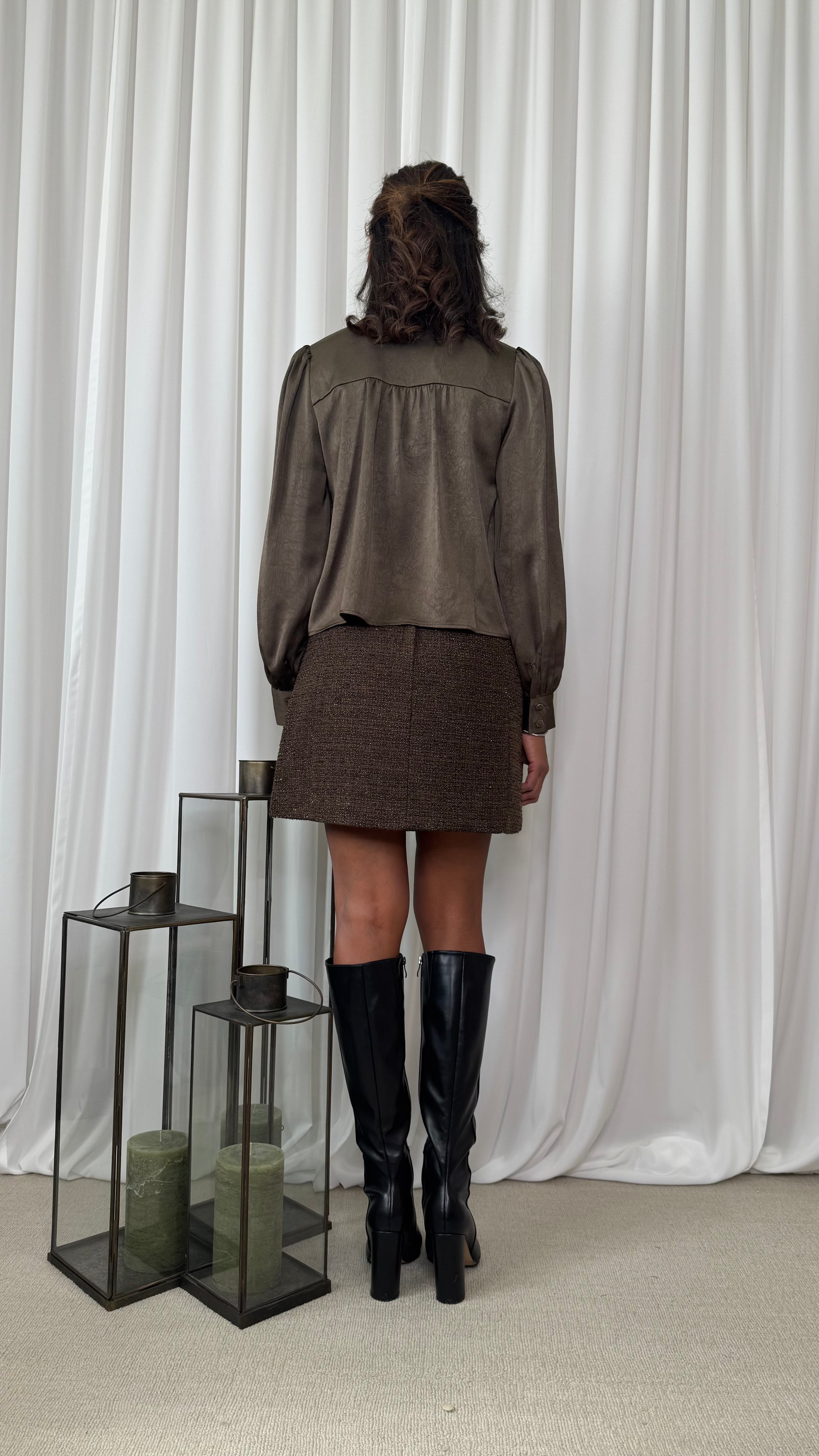 CAMICIA RASO JAQUARD
