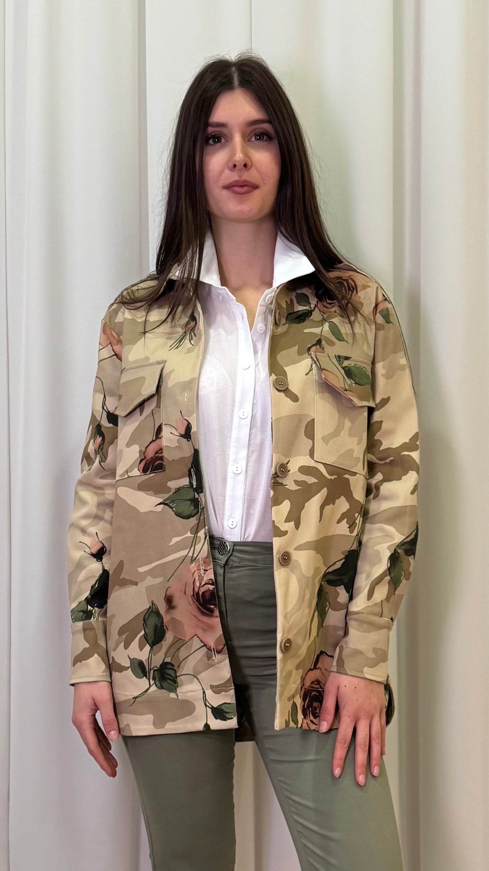GIACCA CAMICIA MIMETICA
