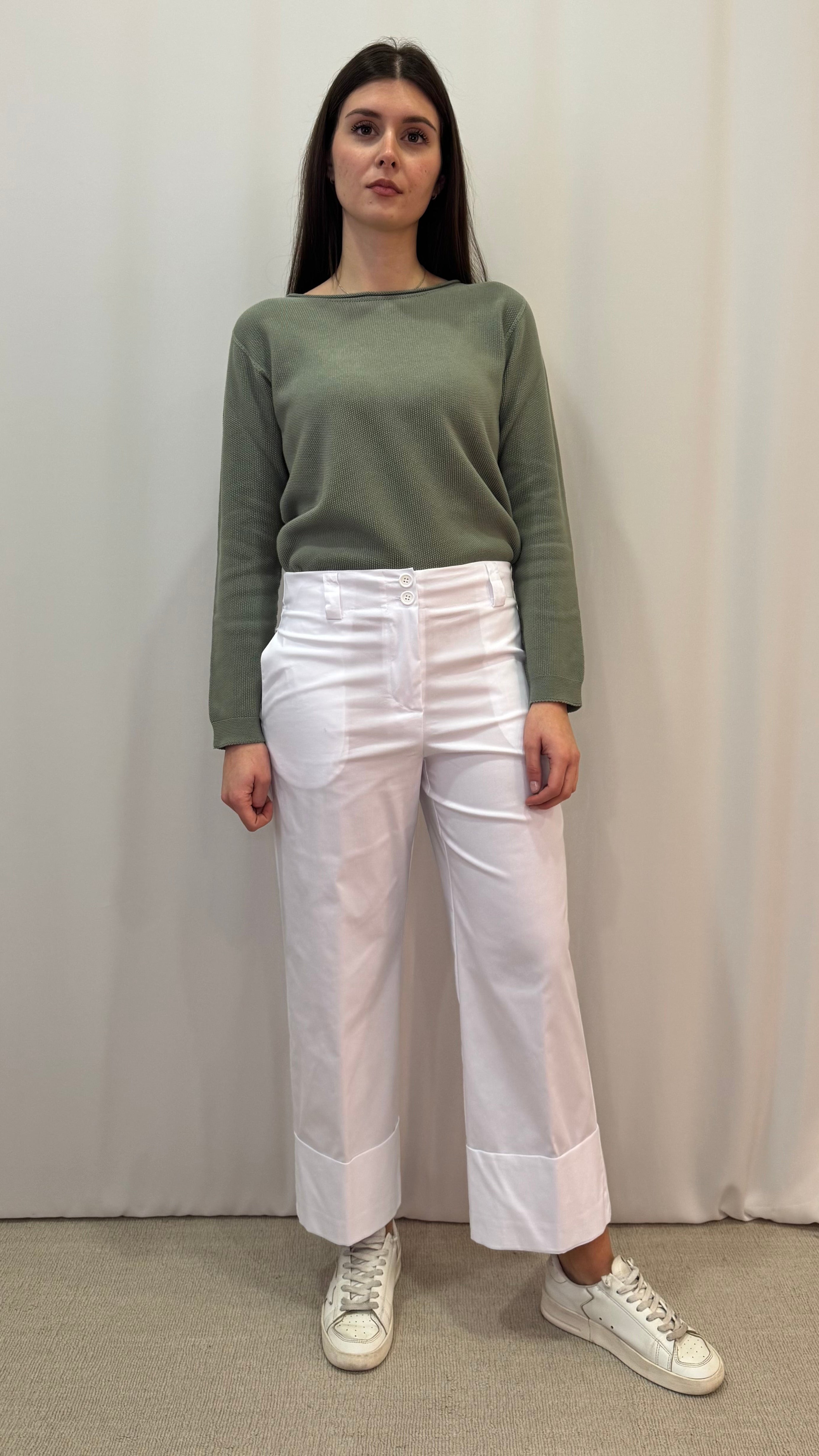 PANTALONE CON RISVOLTO