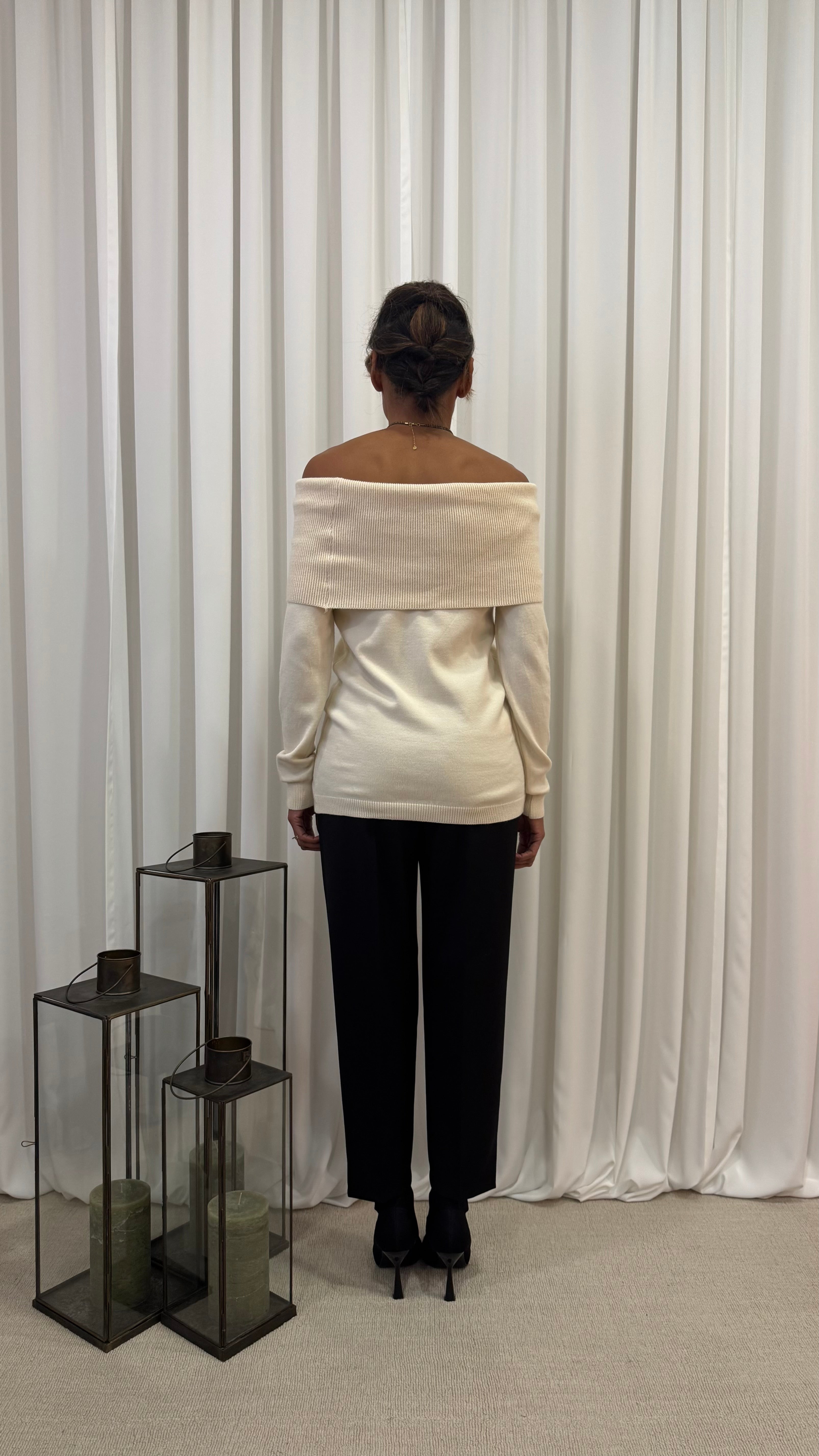 MAGLIA SCOLLO SHIFFER RASATA