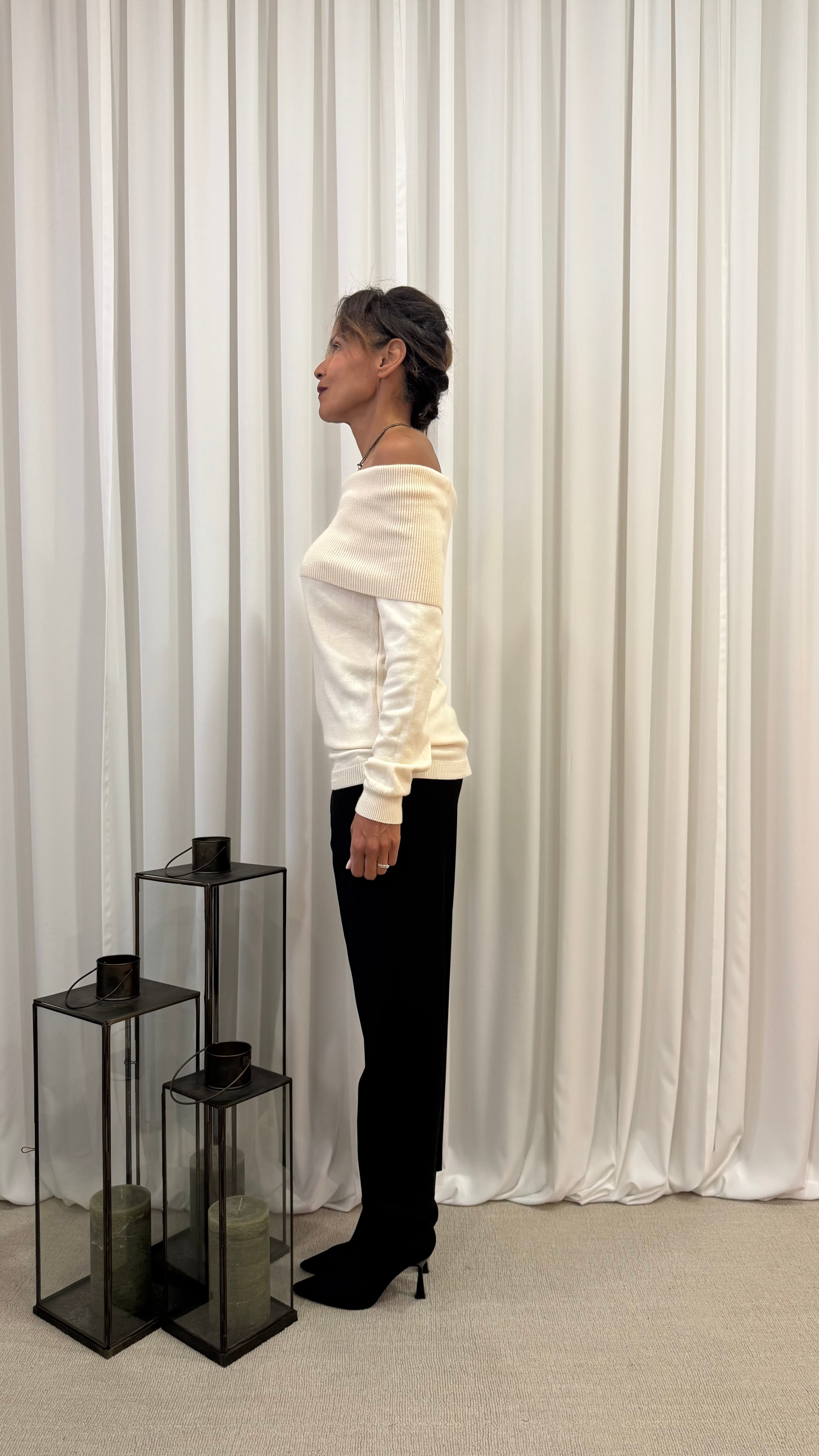 MAGLIA SCOLLO SHIFFER RASATA