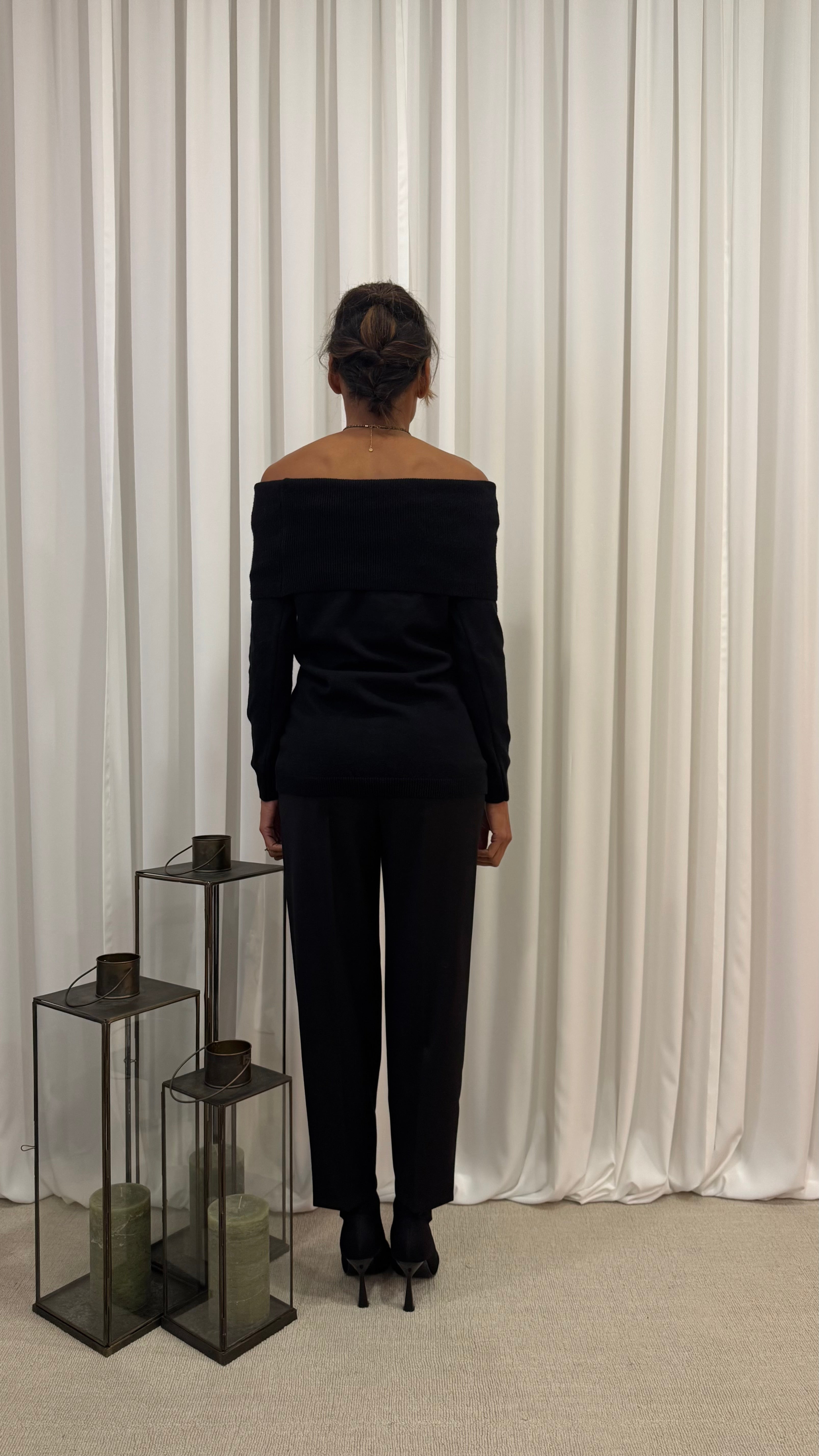 MAGLIA SCOLLO SHIFFER RASATA