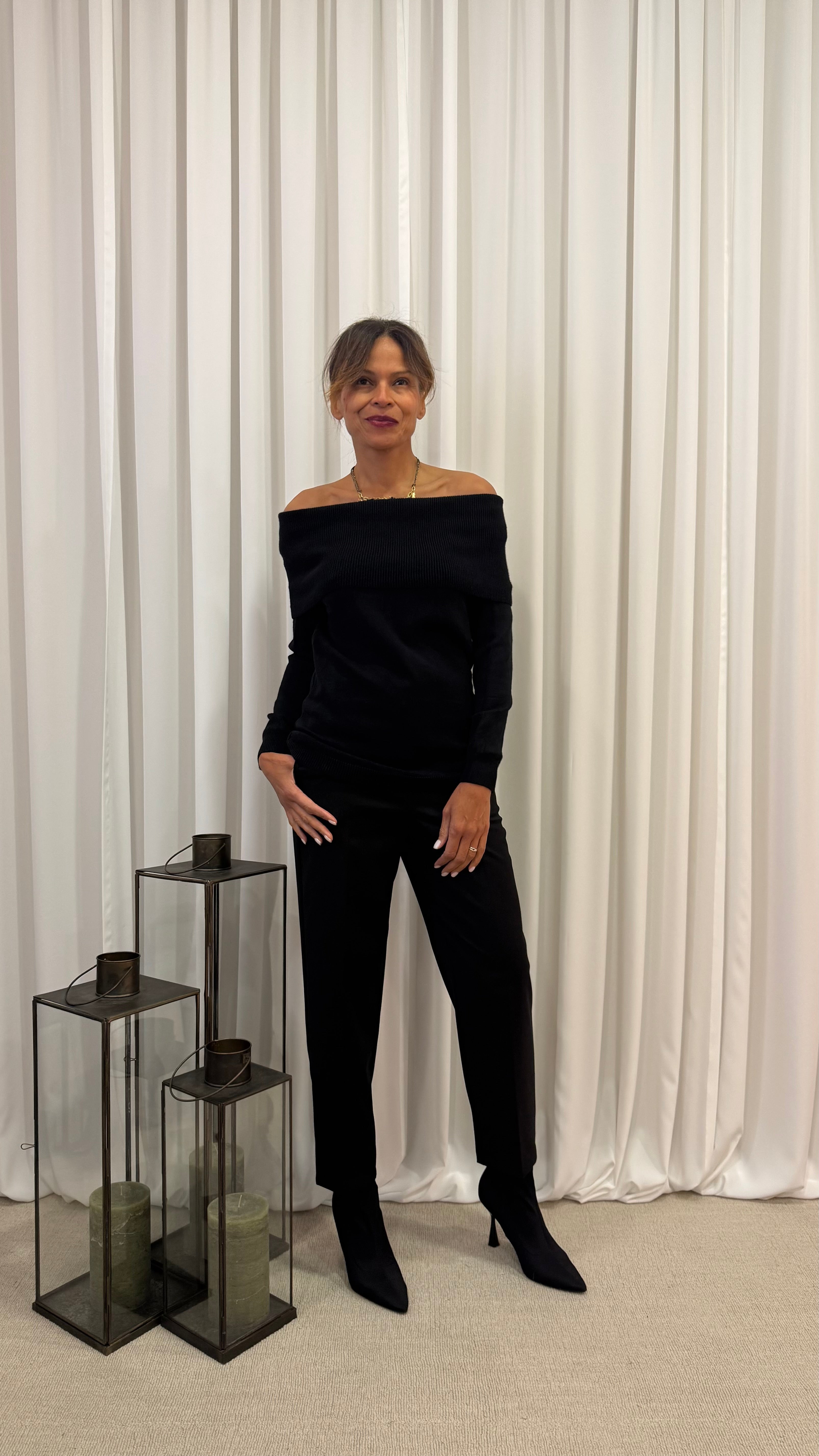 MAGLIA SCOLLO SHIFFER RASATA