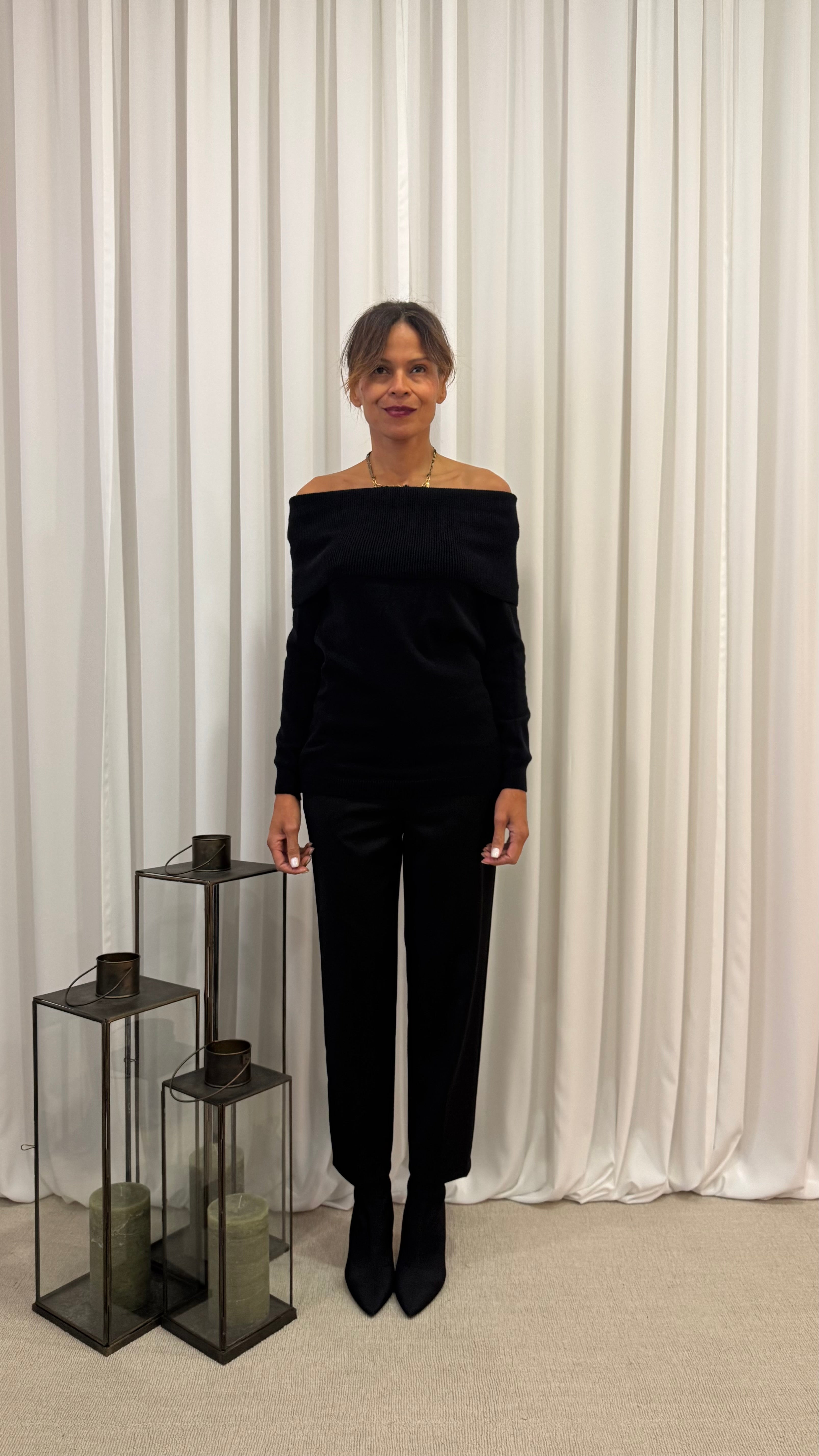 MAGLIA SCOLLO SHIFFER RASATA