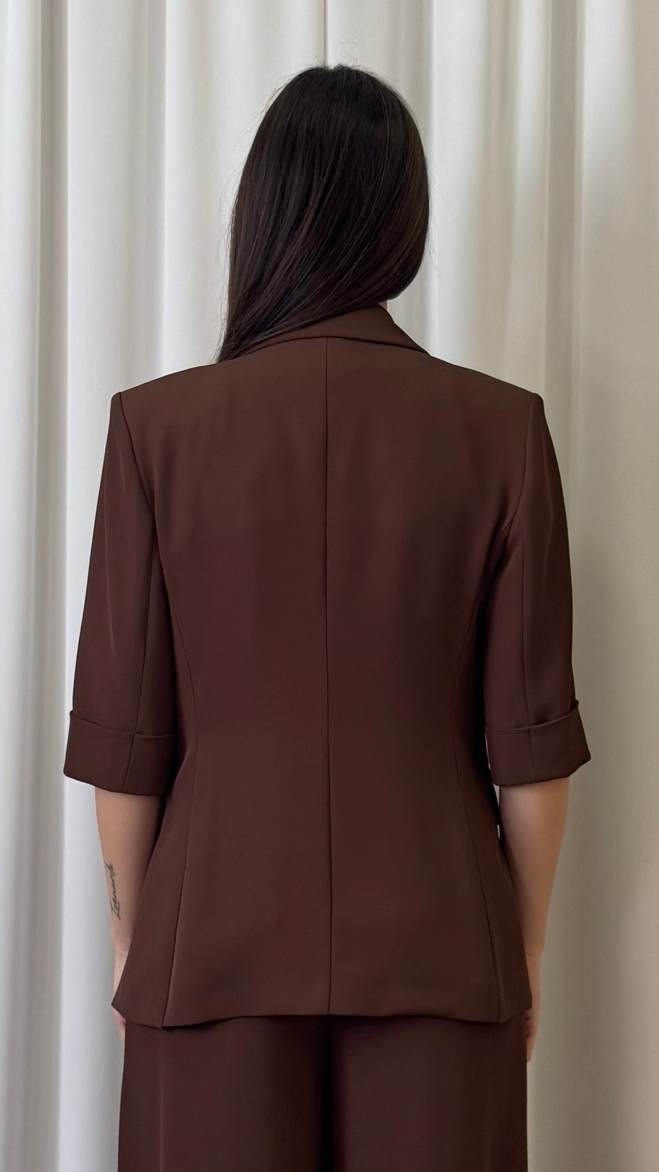 BLAZER CON MANICHE A 3/4