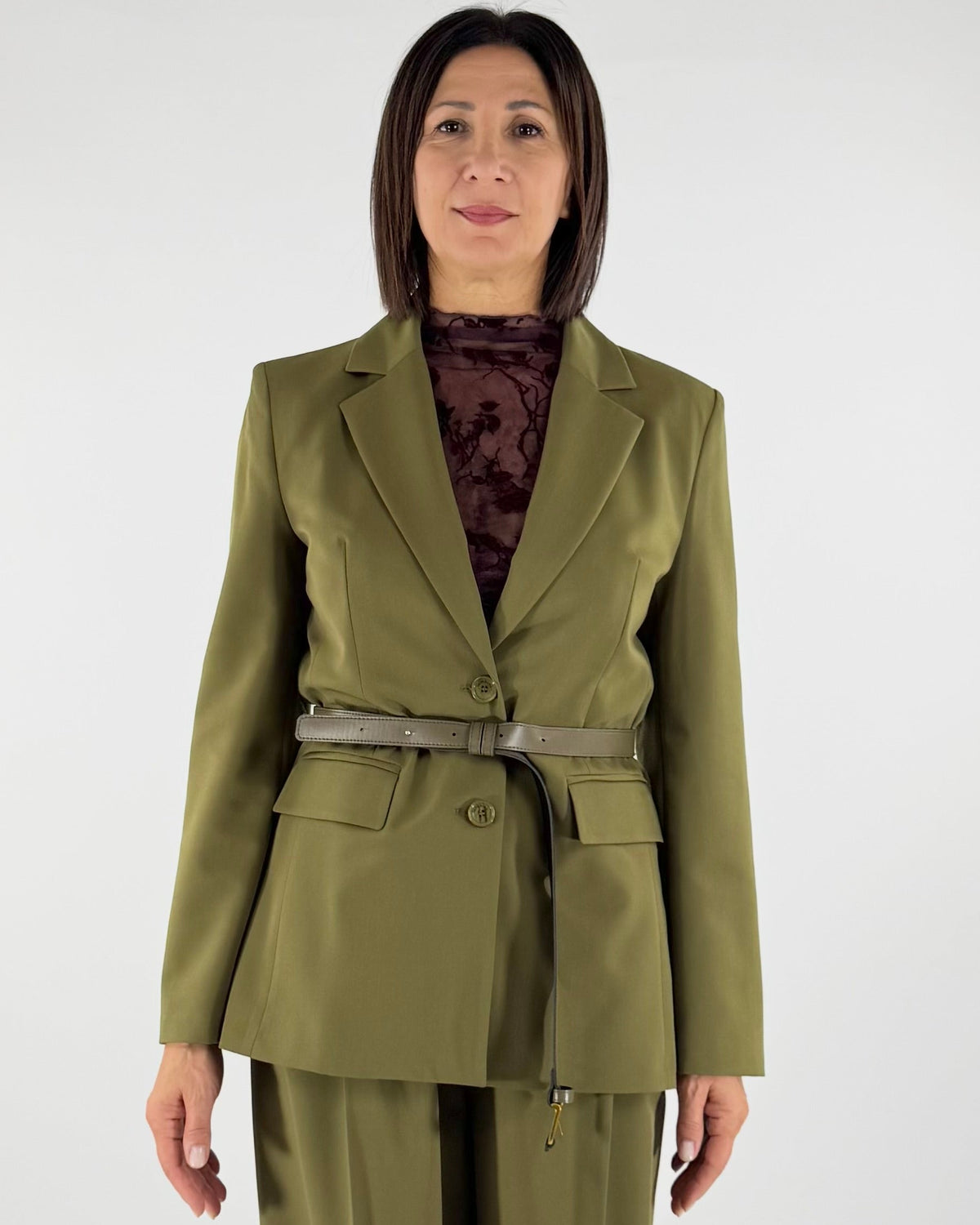 BLAZER CON CINTURA