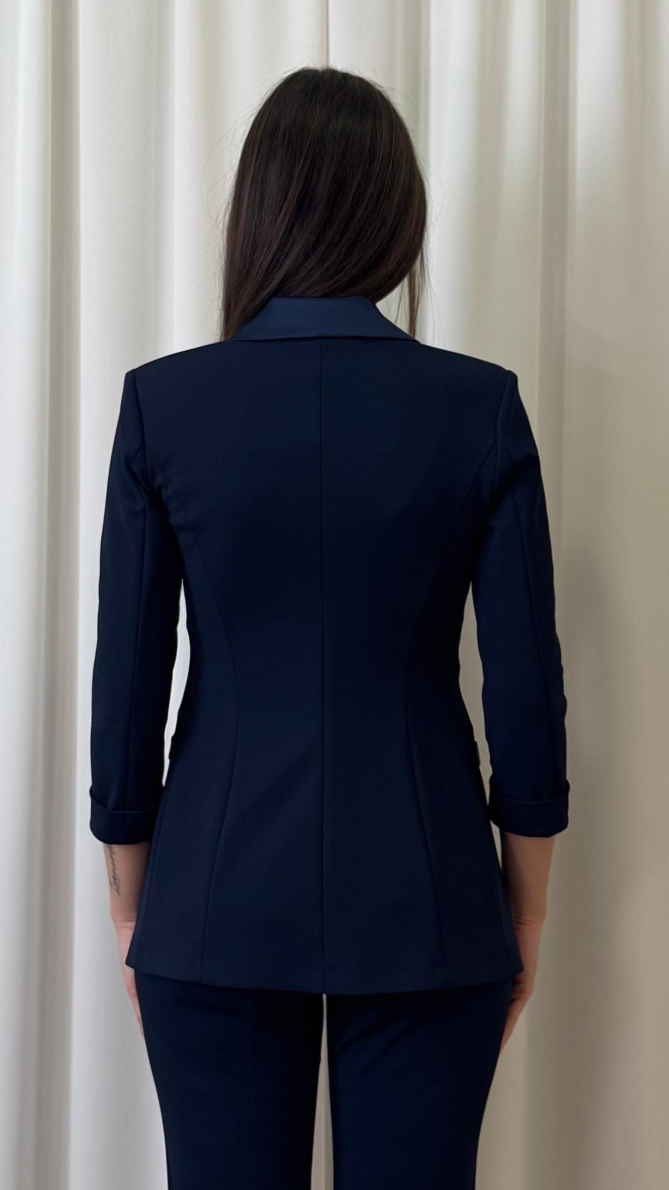 BLAZER CON PROFILI SATIN