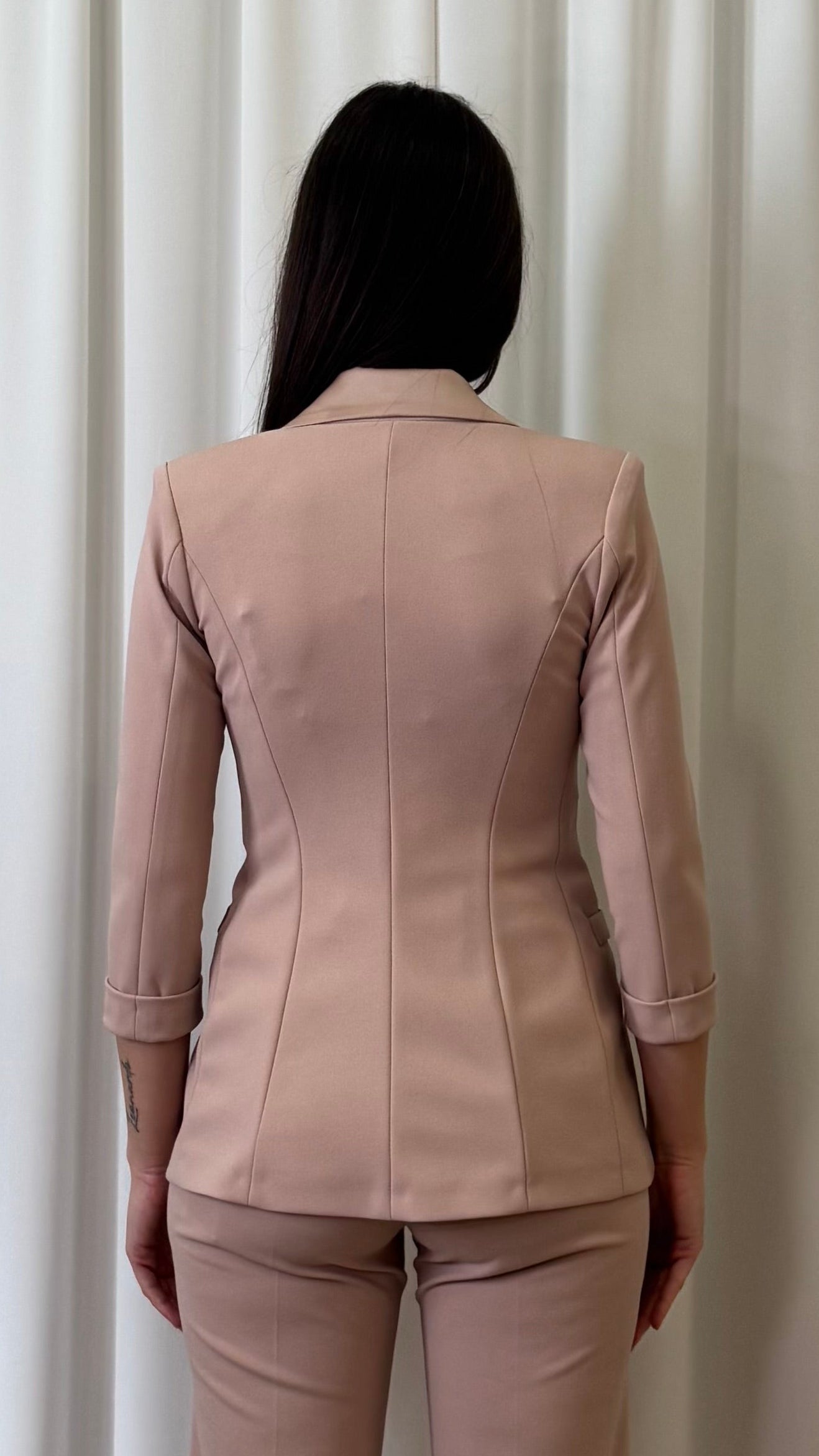 BLAZER CON PROFILI SATIN