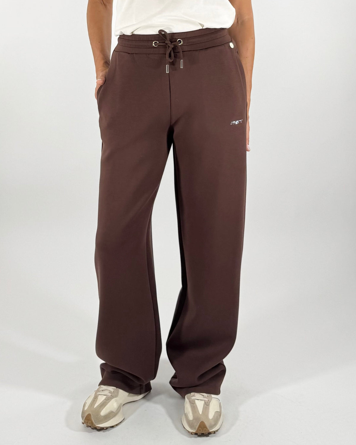 PANTALONE GAMBA DRITTA IN FELPA