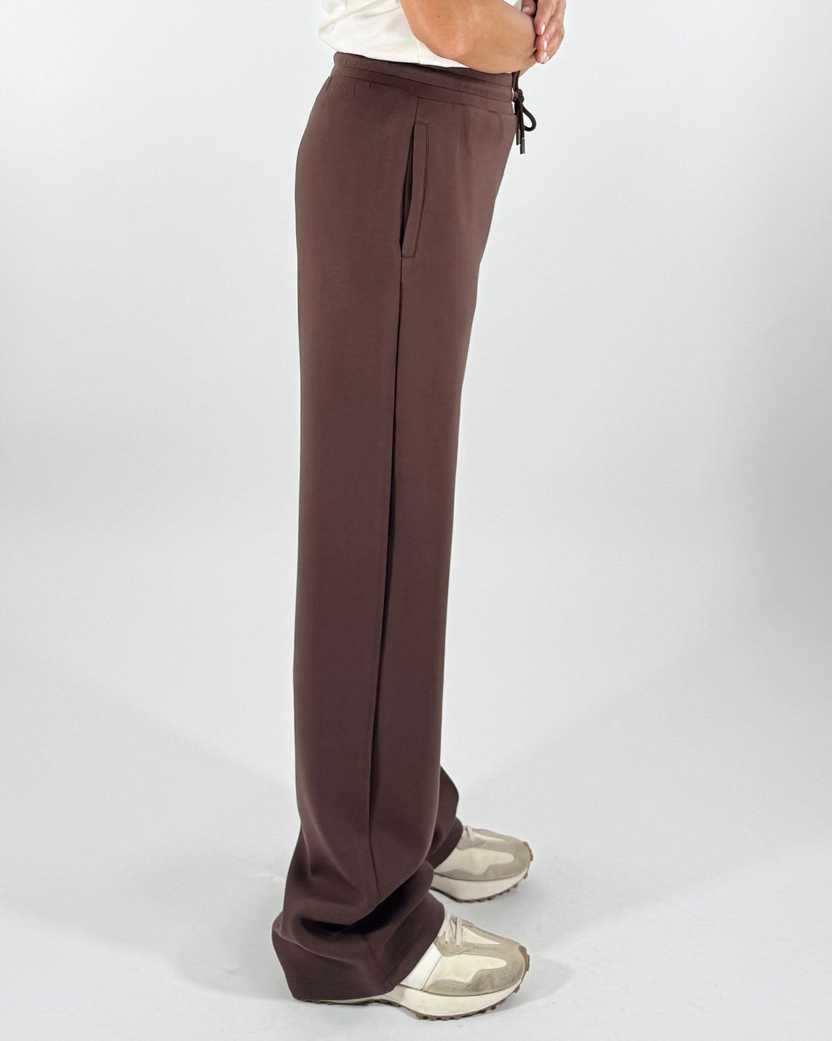 PANTALONE GAMBA DRITTA IN FELPA