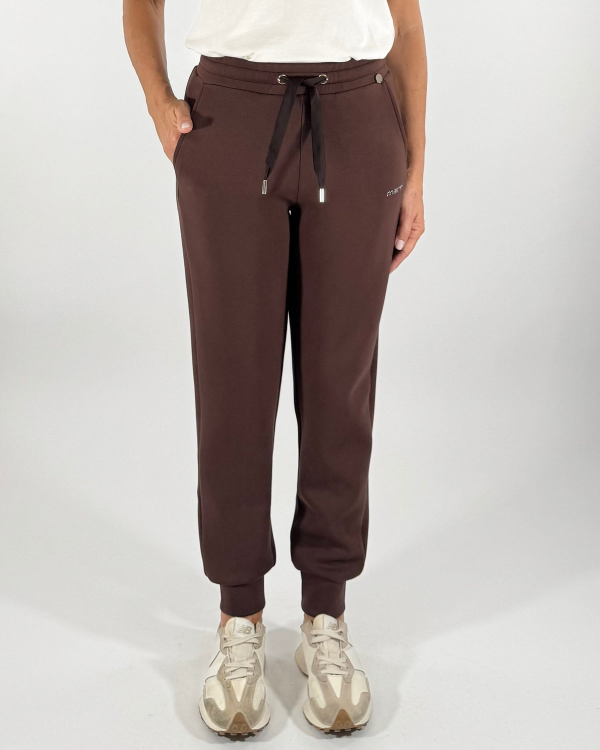 PANTALONE IN FELPA CON POLSINO ALLA CAVIGLIA