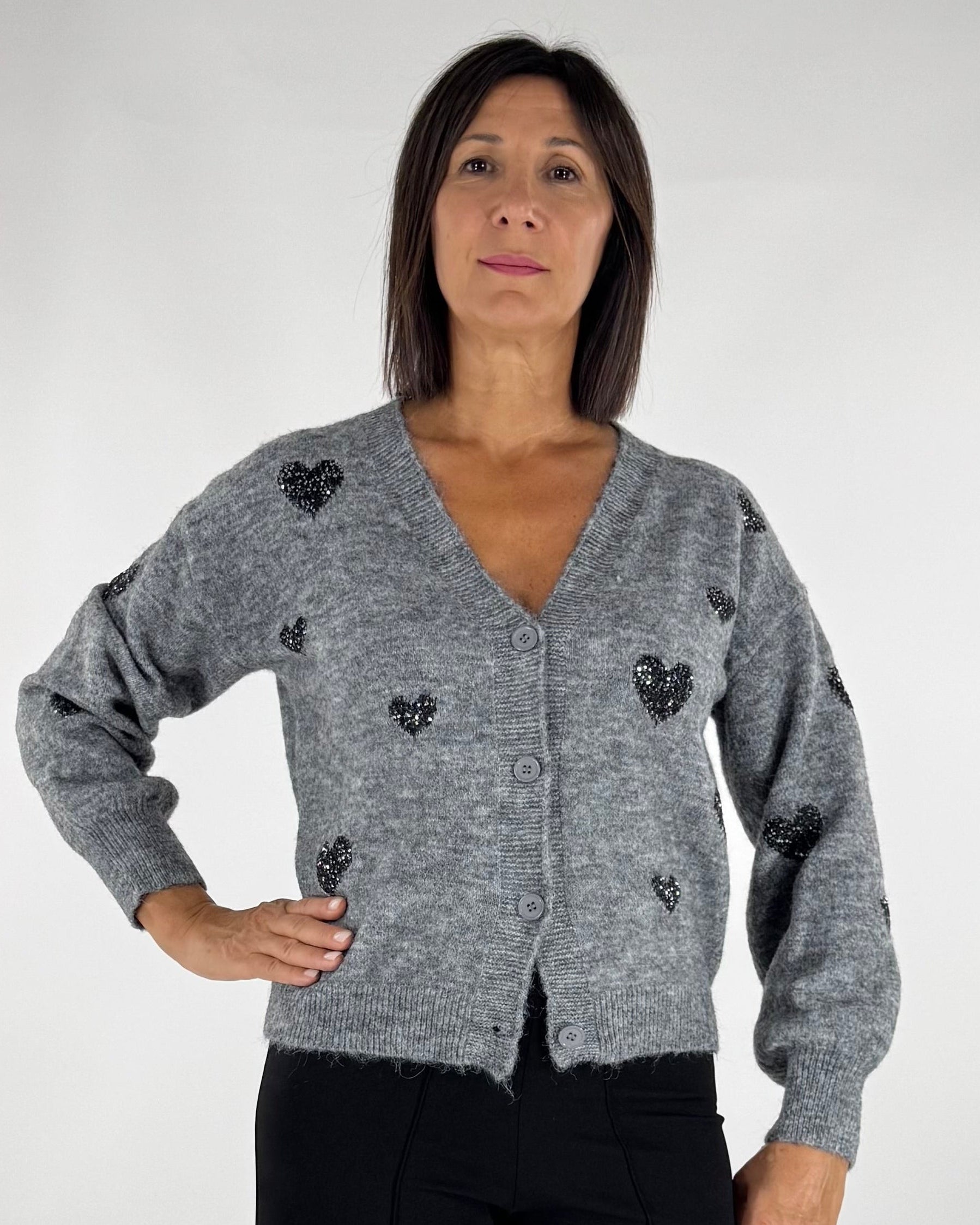 CARDIGAN CON CUORI