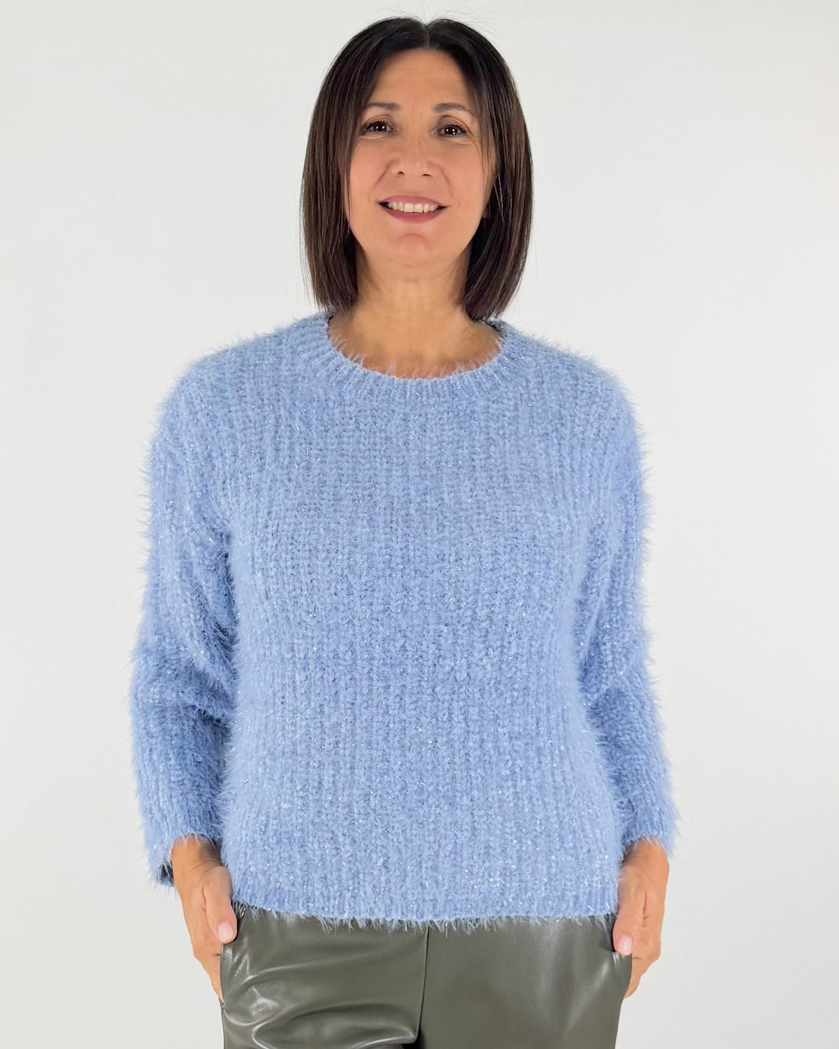 MAGLIONE CON DETTAGLI LUREX