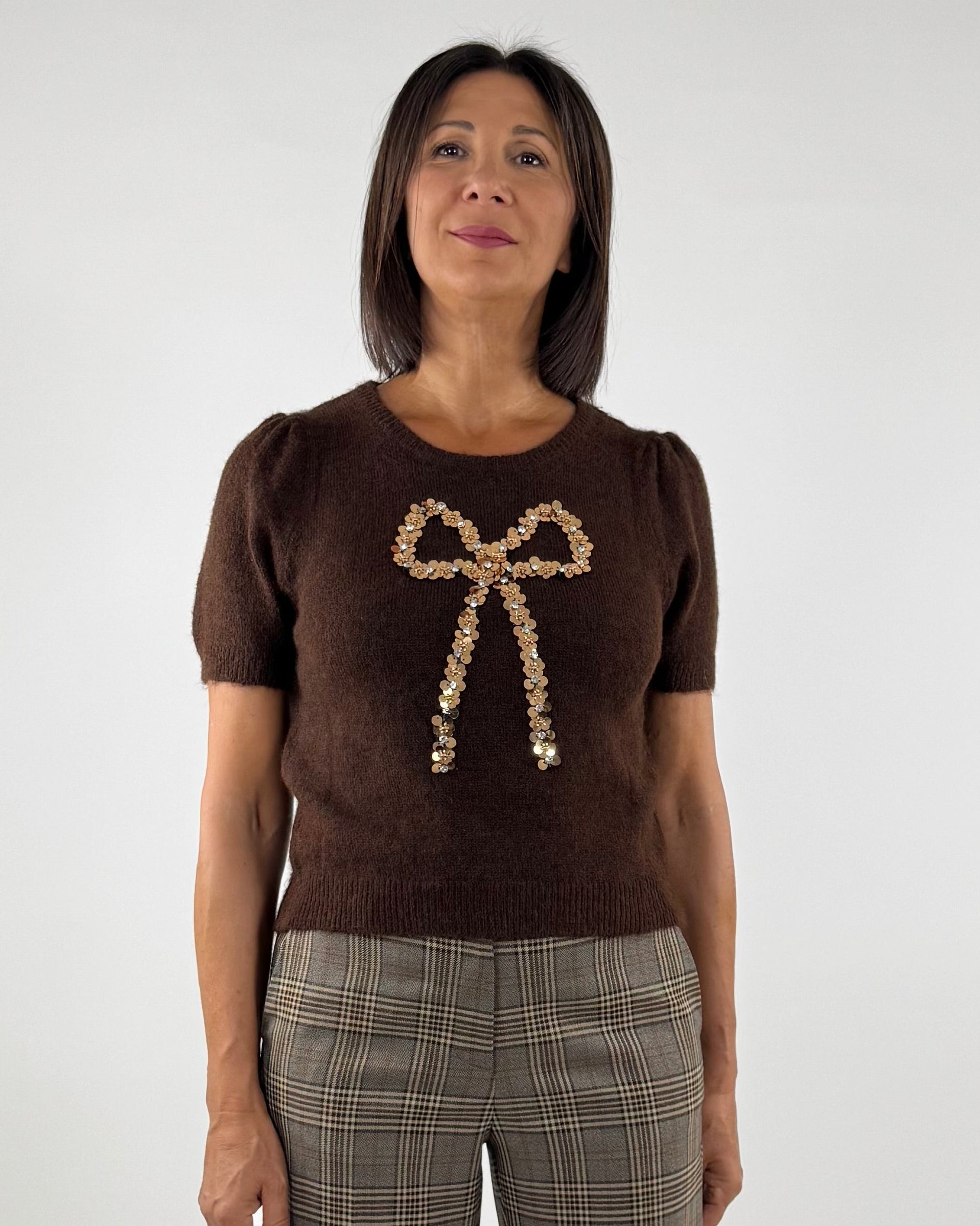 MAGLIA CON FIOCCO