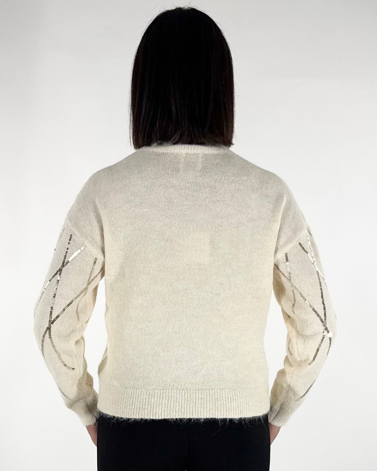 MAGLIA A ROMBI DI PAILLETTES