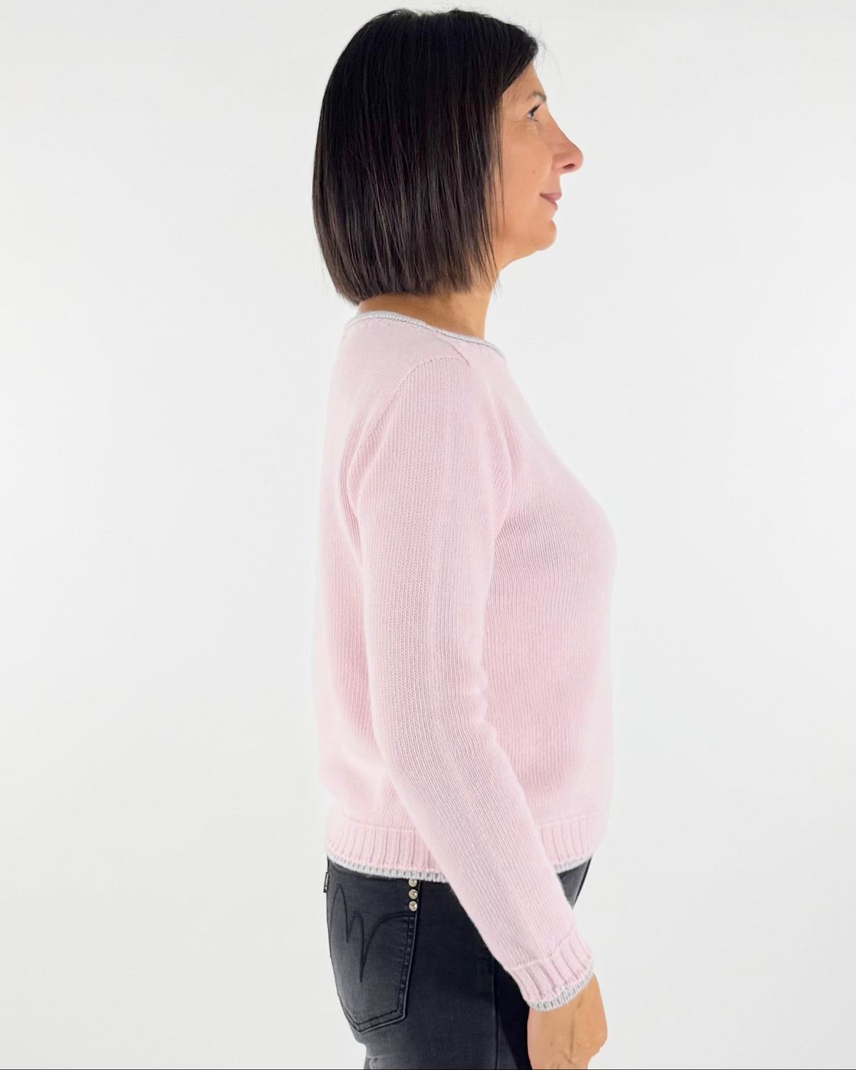 MAGLIA SCATOLETTA CON PROFILO