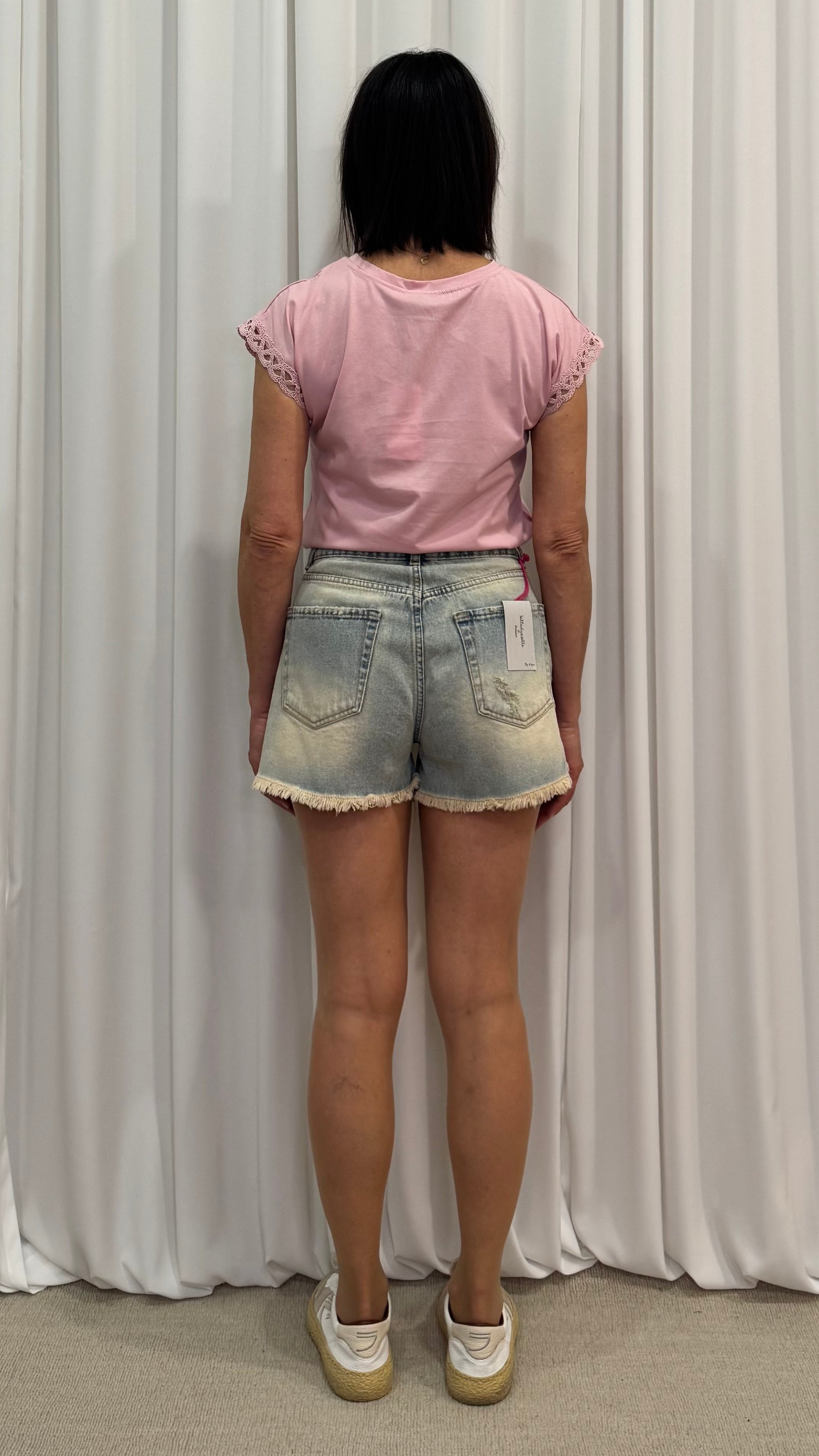 SHORTS DENIM CHIARO